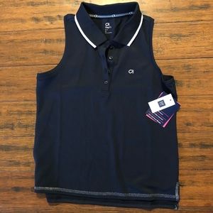 NWT Girls Gapfit sleeveless golf/tennis polo XL
